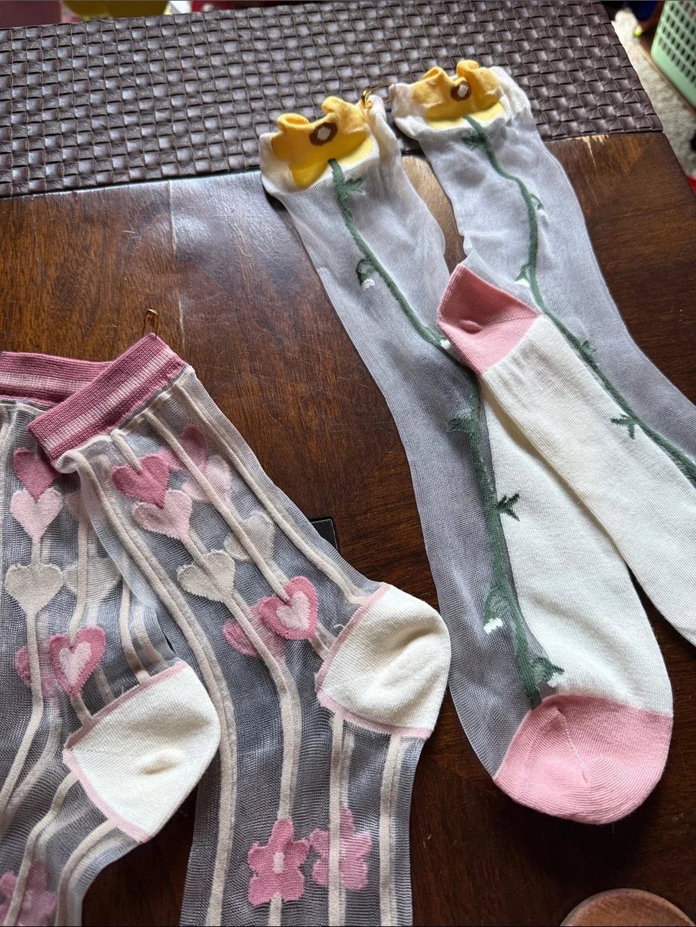 Sheer Socks Available Ask to view lots of styles during live shows